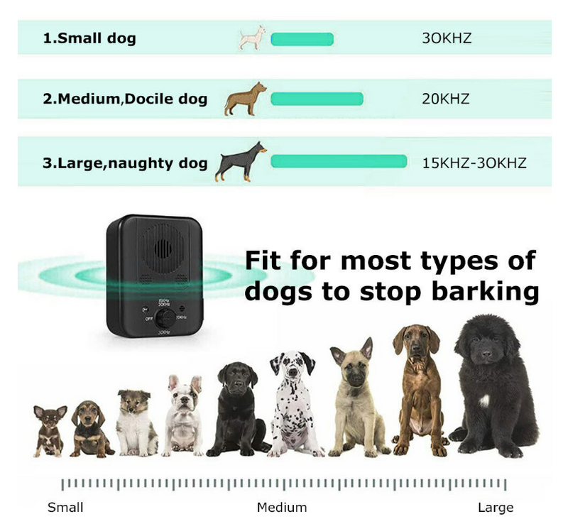 Dog bark shop silencer