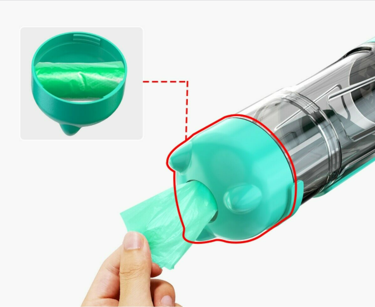 4 in 1 Portable Dog Water Bottle